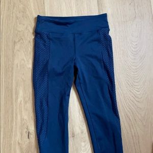 navy blue koral leggings